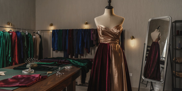Jak uszyć elegancką kreację wieczorową? Przegląd ekskluzywnych materiałów